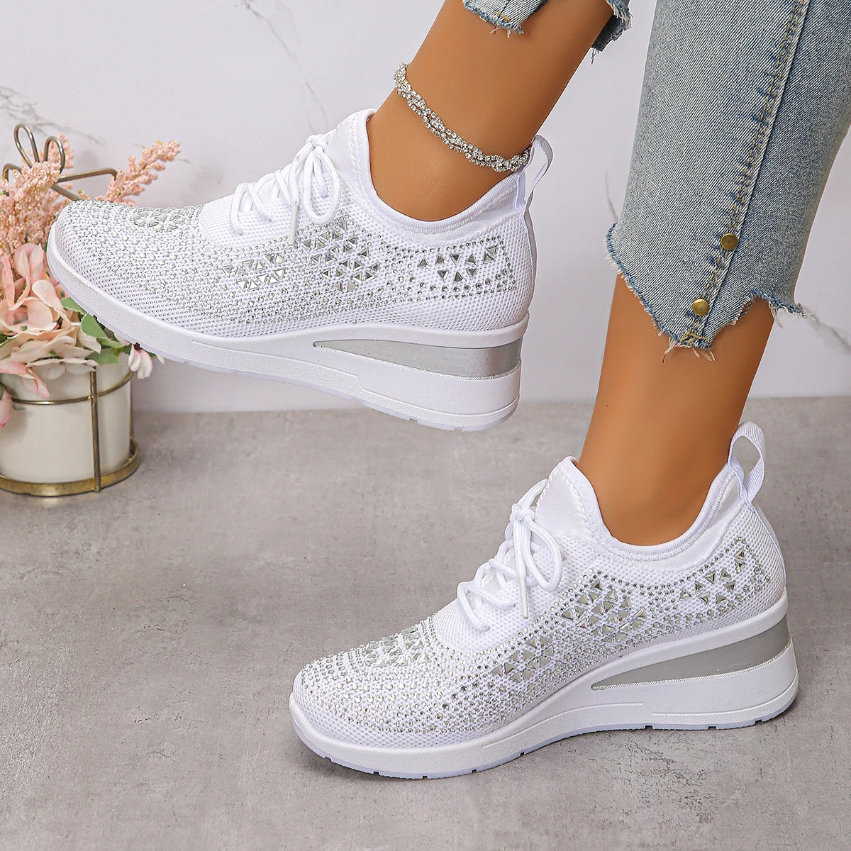 Shoes Breathable Mesh Lace-up
