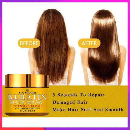 Hajmaszk Biotin Keratin Nőknek