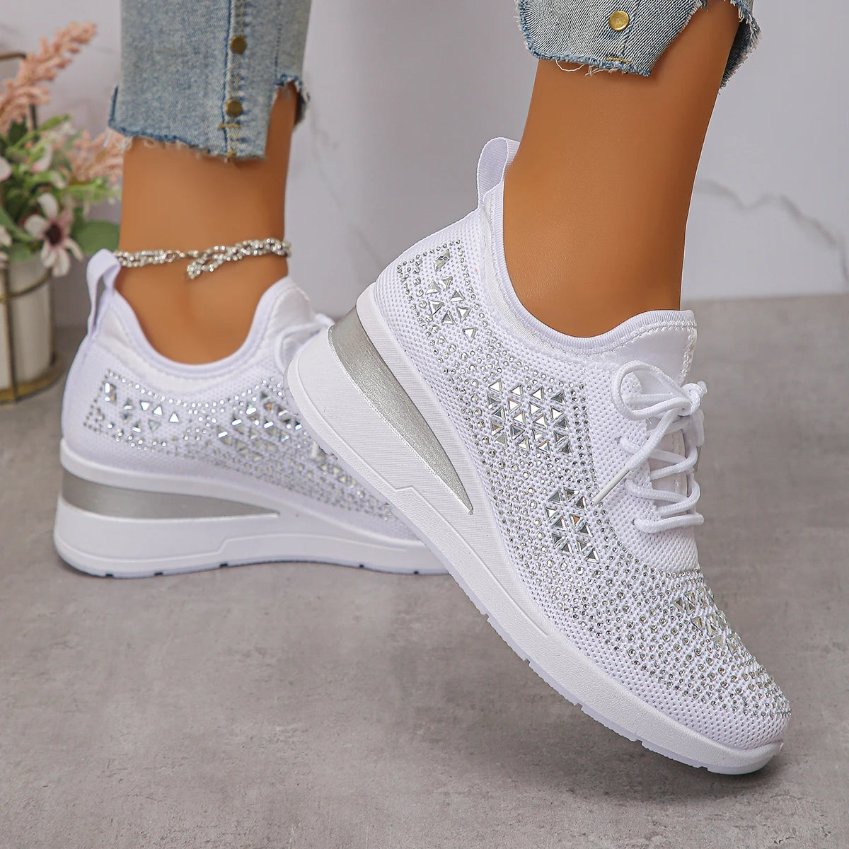 Shoes Breathable Mesh Lace-up