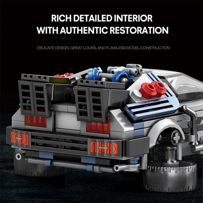 M MENBIS 1 24 Classic Movie Racing Car Építő Kocka Készlet Lego Kompatibilis MOC Modell Gyerekeknek