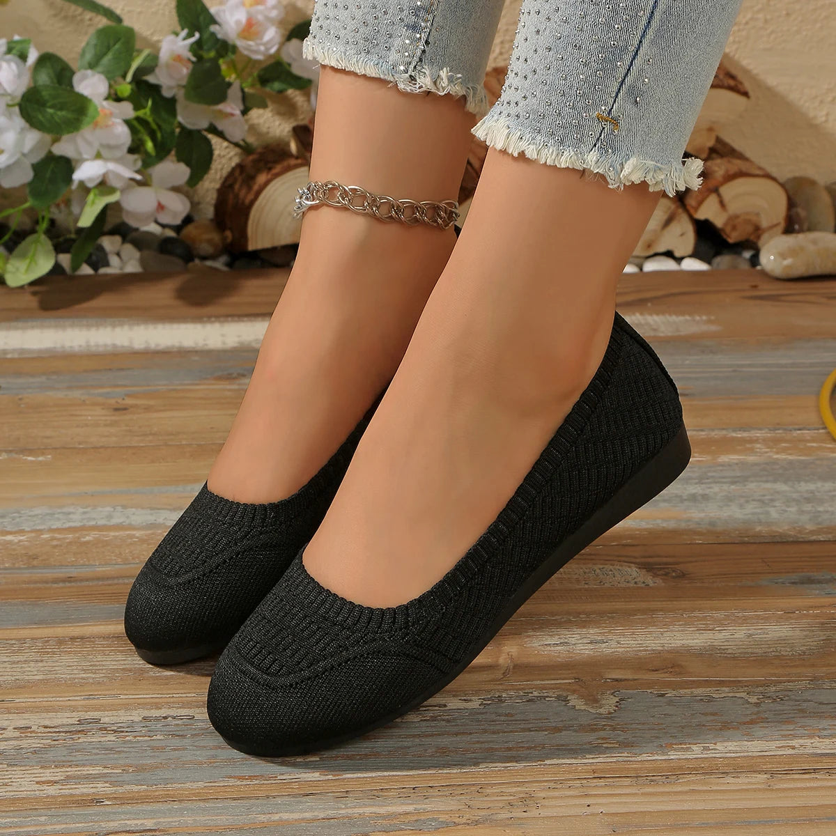 RZSMTYA Women's Flat Shoes Summer