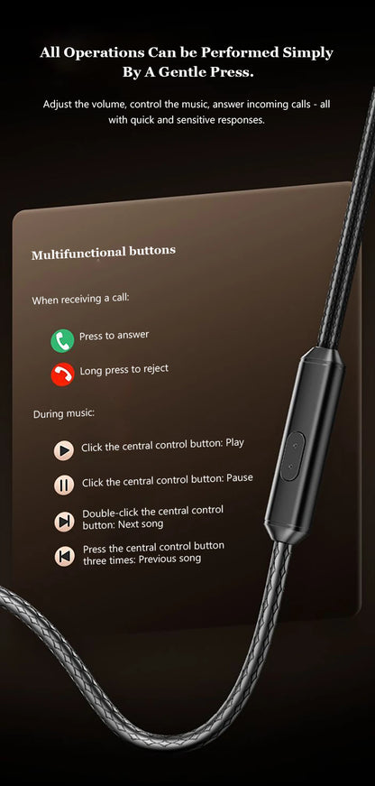 TekaGene USB-C Fülhallgató