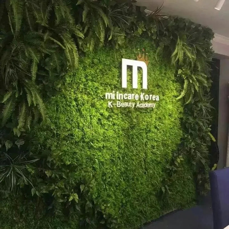 Mű Fű Fal Panel Boxwood Sövény