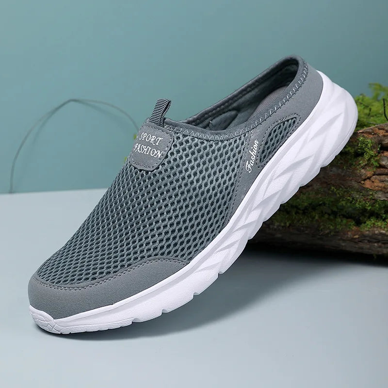 Férfi Nyári Papucs - Lélegző Hálós Slip-On Félcipő