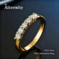 Moissanite 18K Aranyozott