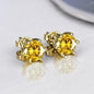 0.1ct-2ct D Color Certified Moissanite Stud Earrings Lab Created Diamond 925 Sterling Silver Wedding - BAALAAZ