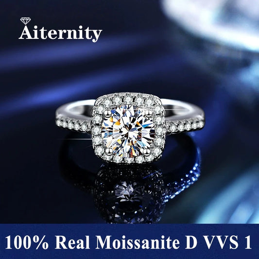 AITERNITY Moissanite Gyűrű 2ct