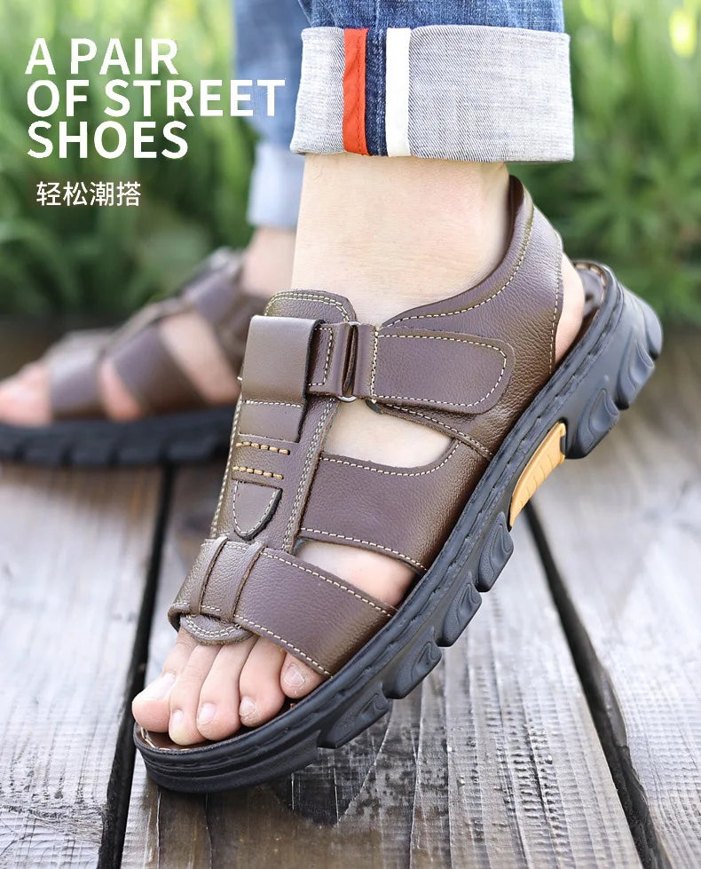 DUTRIEUX Herren-Sandalen Offen