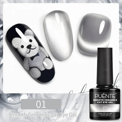 Puente Cat Eye Gel Fényes Kék