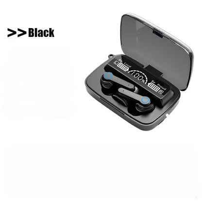 DAMORE M19 Fülhallgató TWS Earphone - Aktív Zajszűrés, Érintéses Vezérlés, Vízálló LED Kijelző Mikrofonnal