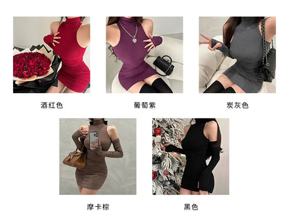 JEYONGZOOCN Bodycon Ruha Mini