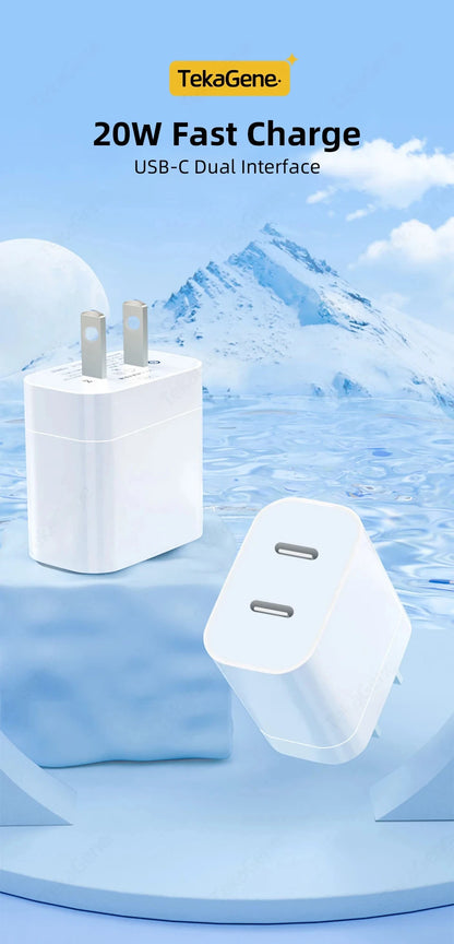 PD 20W USB C Gyors Töltőkábel