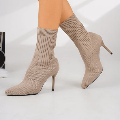 Schuhe Stiefeletten mit dünnem Absatz