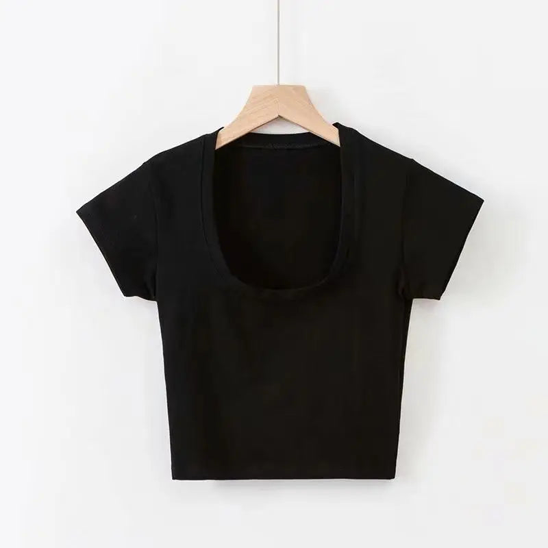 JEYONGZOOCN Damen Crop Top Slim