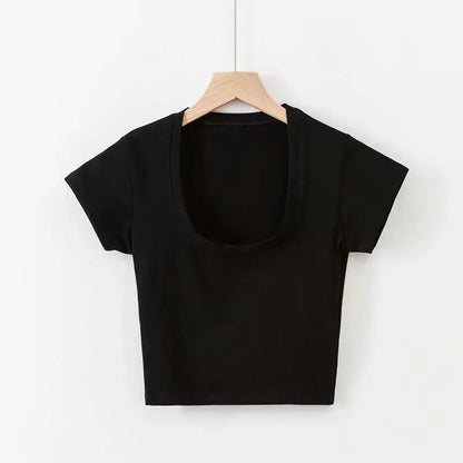 JEYONGZOOCN Damen Crop Top Slim
