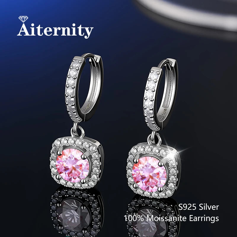 AITERNITY Moissanite Fülbevaló