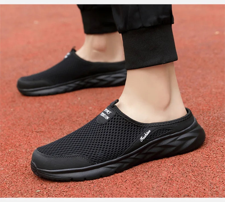 Férfi Nyári Papucs - Lélegző Hálós Slip-On Félcipő