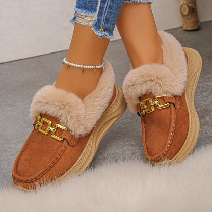 Stiefeletten mit warmem Plüschfutter