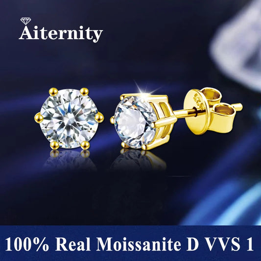 Aiternity Moissanite Fülbevaló