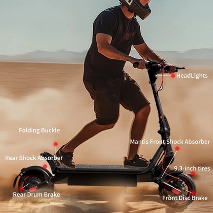 iScooter W8 750W Hatótáv 40km