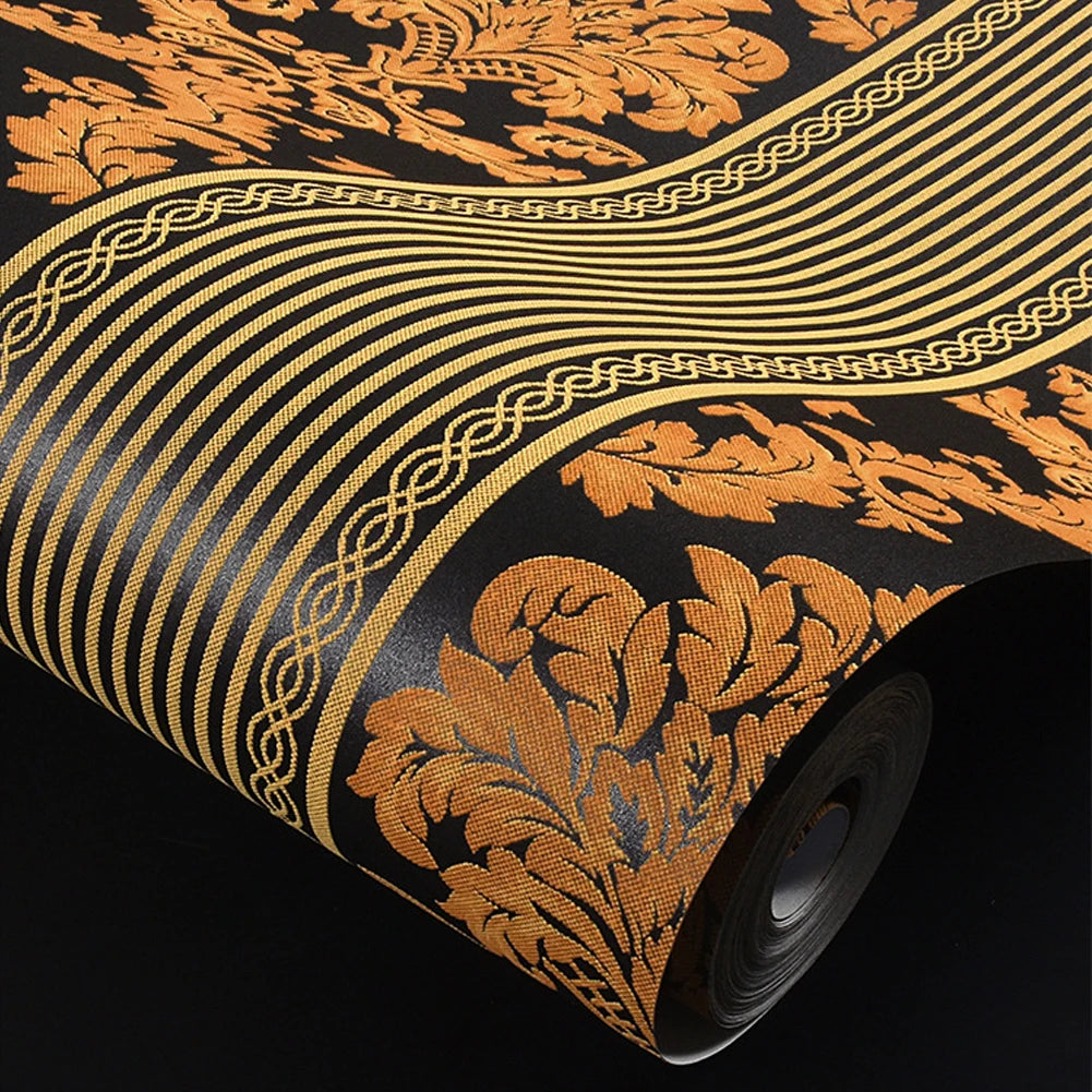 Dzqcn 3D Damask Tapéta Otthon