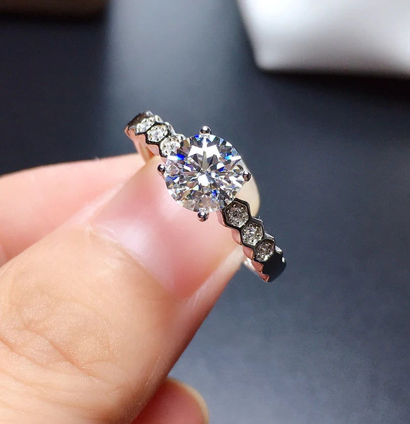 Aiternity Moissanite Gyűrű 1ct