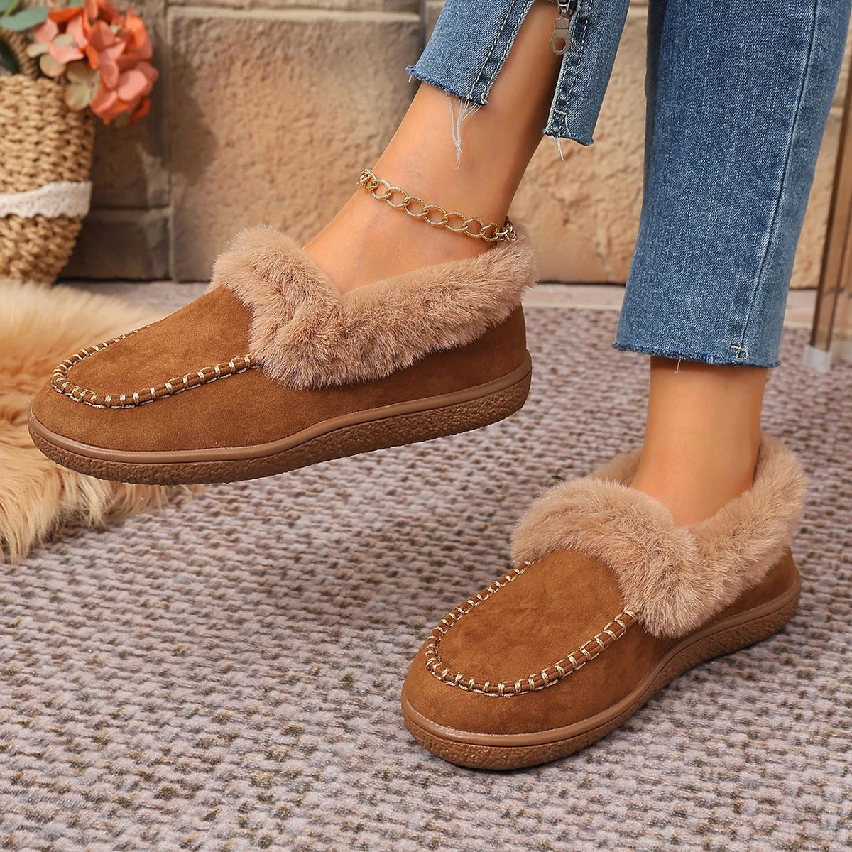 Shoes Ankle Boots Inner Plush