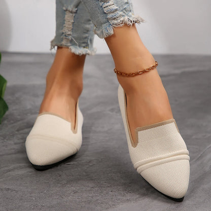 RZSMTYA Women's Slipon Flat Shoes