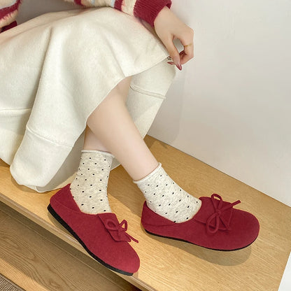 RZSMTYA Damenschuhe Flock