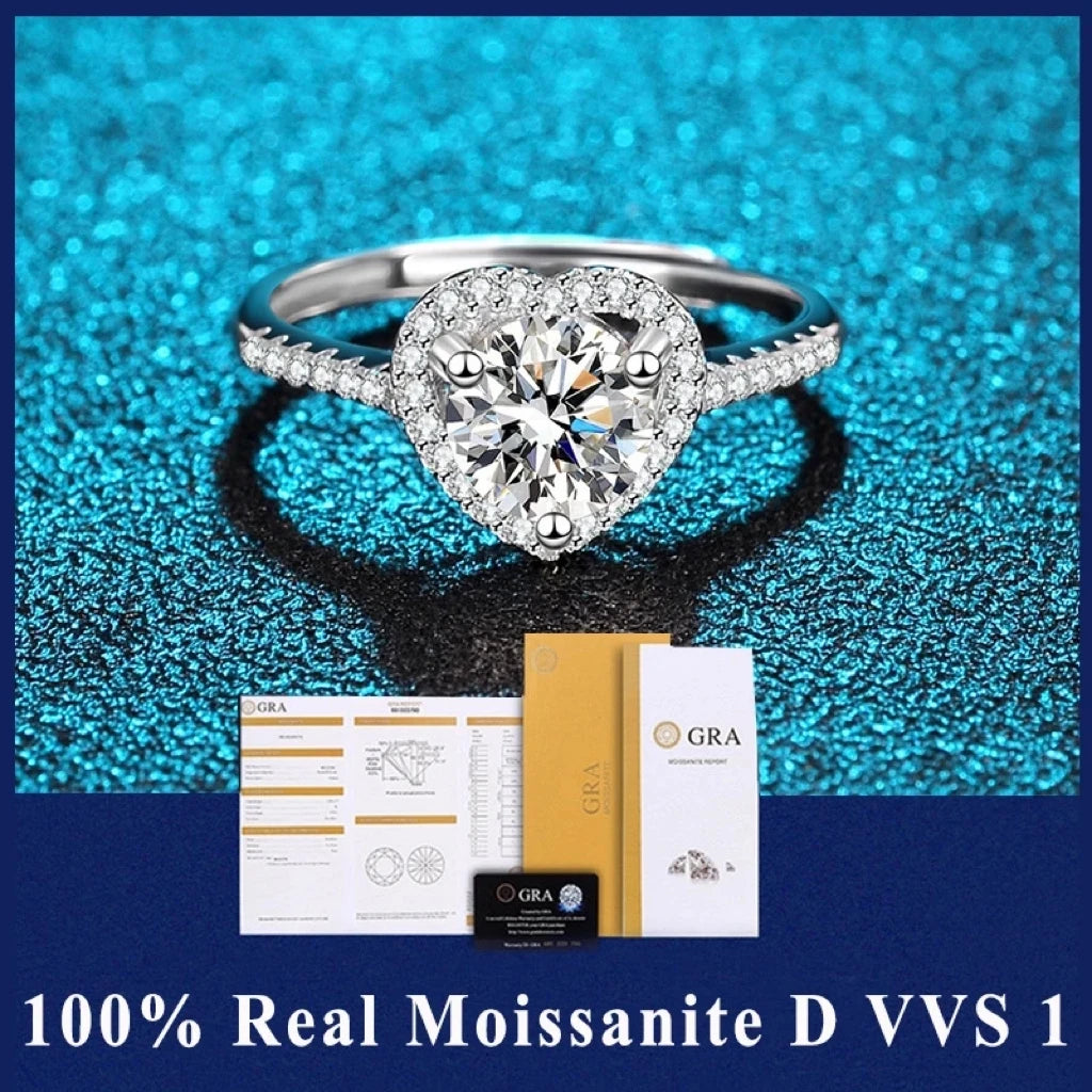Aiternity Moissanite Gyűrű S925