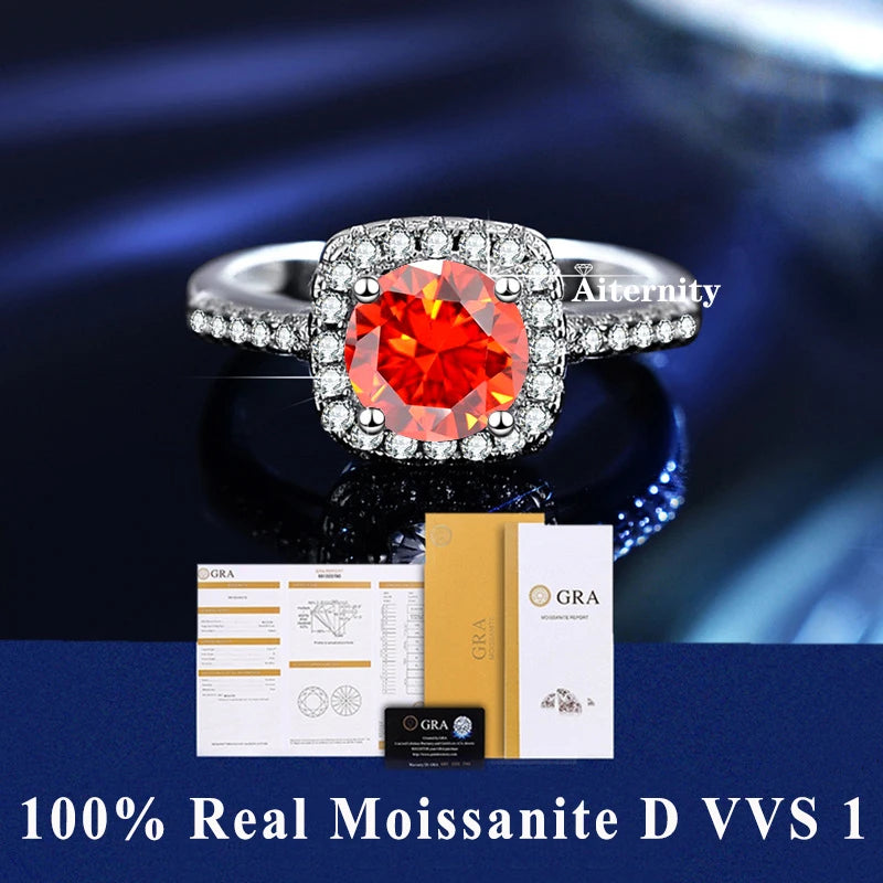 Moissanite Gyűrű Aiternity Nők