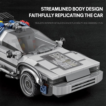 M MENBIS 1 24 Classic Movie Racing Car Építő Kocka Készlet Lego Kompatibilis MOC Modell Gyerekeknek