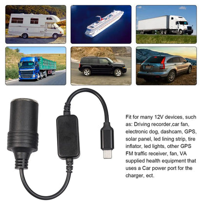 USB 12V Szivargyújtó Adapter