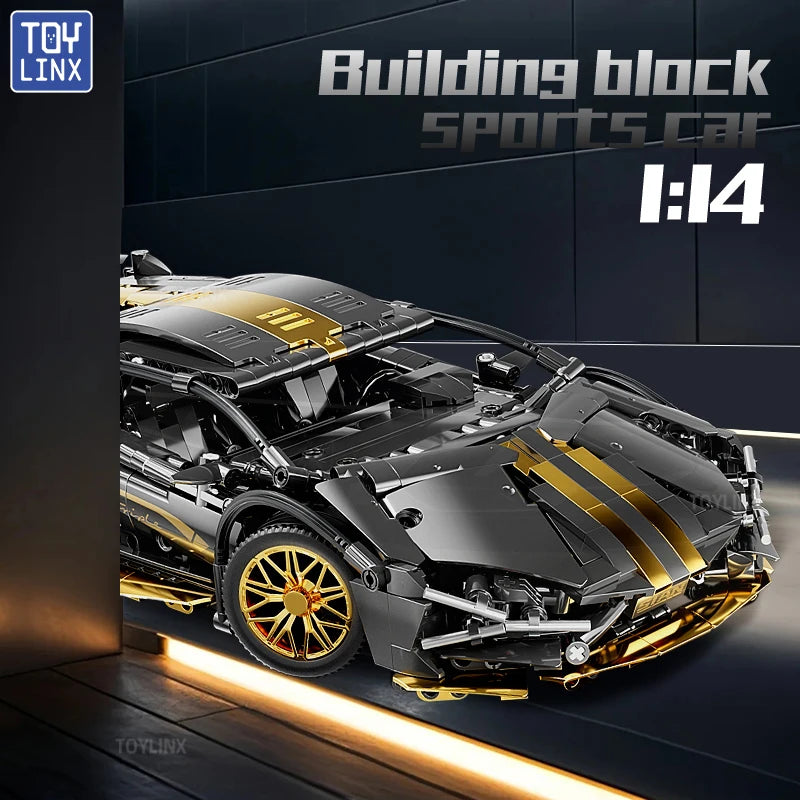 Lego Compatible Sports Car