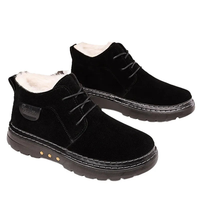 YBQJOO Winterstiefel bequem