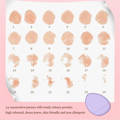 ASHAIE Mini Smink Puff Szett
