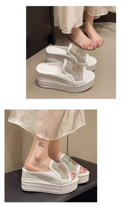 RZSMTYA Női Szandál Wedge PU