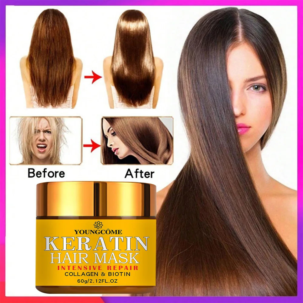 Hajmaszk Biotin Keratin Nőknek