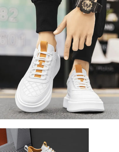 Férfi Casual Sportcipő - Lélegző Platform Sneaker