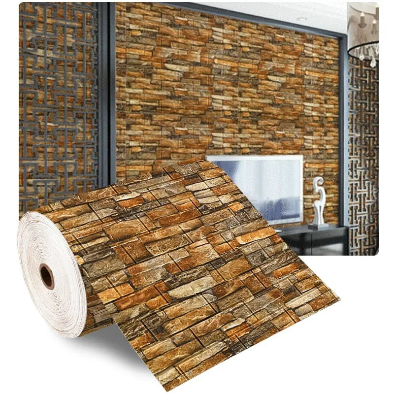 DZQ Tégla Panel 3D Öntapadós