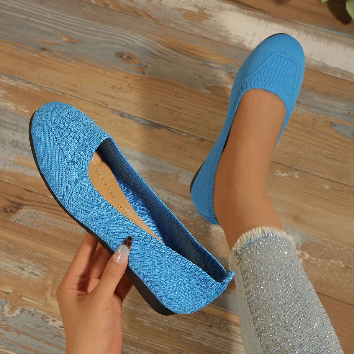 RZSMTYA Women's Flat Shoes Summer
