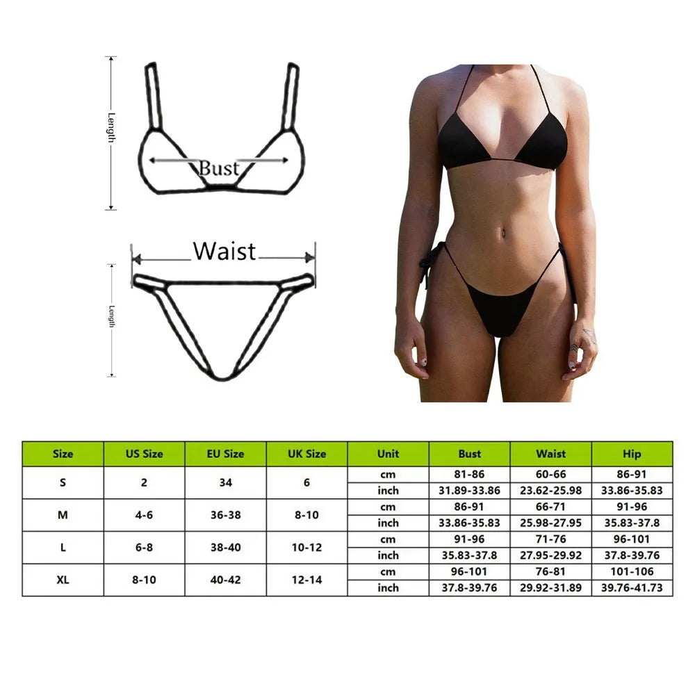 Moonbiffy Női Bikini Halteres
