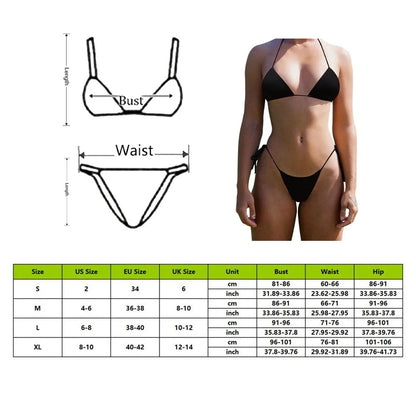 Moonbiffy Női Bikini Halteres
