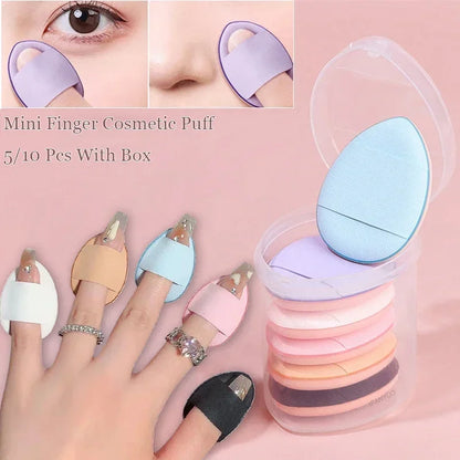 ASHAIE Mini Smink Puff Szett