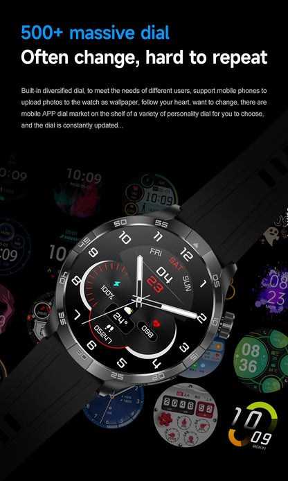 OutdoorTech GPS Sportos Okosóra Férfiaknak - 1,85 Hüvelykes AMOLED Kijelző NFC és HD Hívás IP68 Vízálló