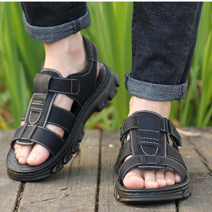 DUTRIEUX Herren-Sandalen Offen