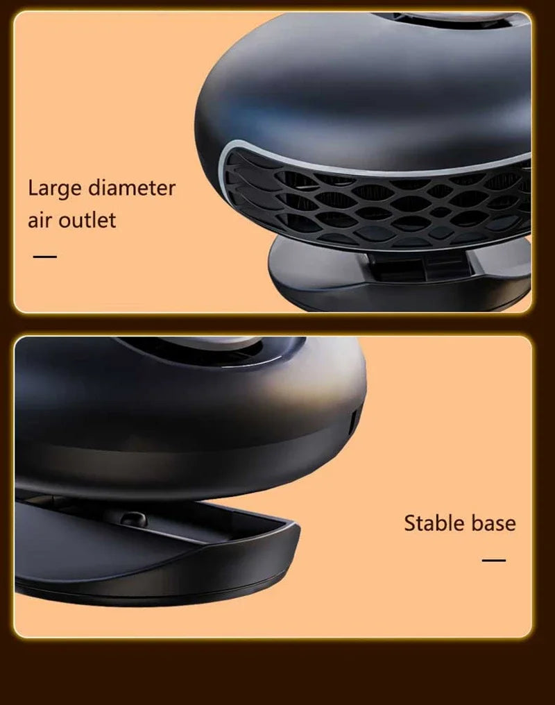 Xiaomi 12V/24V Autós Fűtő-Hűtő 2in1 - 360° Forgás, Gyors Melegítés, Összecsukható