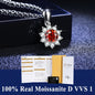 Moissanite Igazi Női Nyaklánc