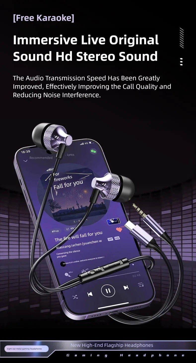 Dolby Audio Fülhallgató USB-C