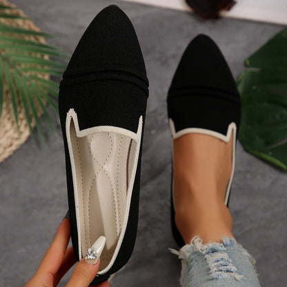 RZSMTYA Women's Slipon Flat Shoes
